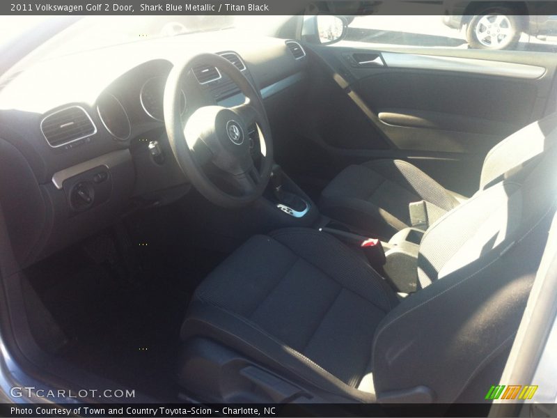 Shark Blue Metallic / Titan Black 2011 Volkswagen Golf 2 Door