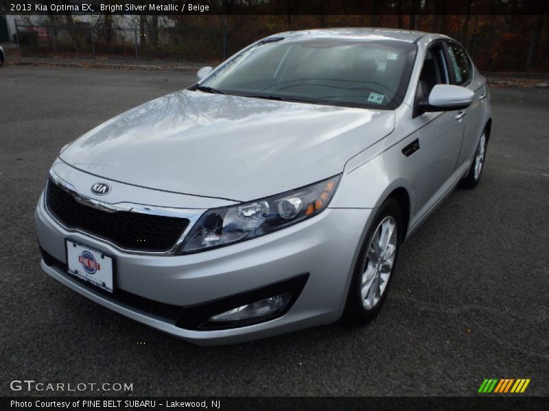 Bright Silver Metallic / Beige 2013 Kia Optima EX