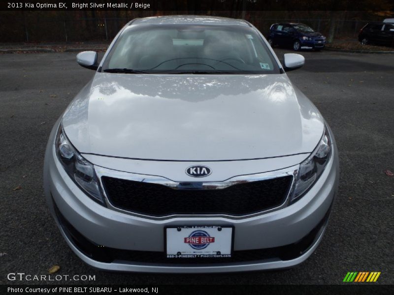 Bright Silver Metallic / Beige 2013 Kia Optima EX