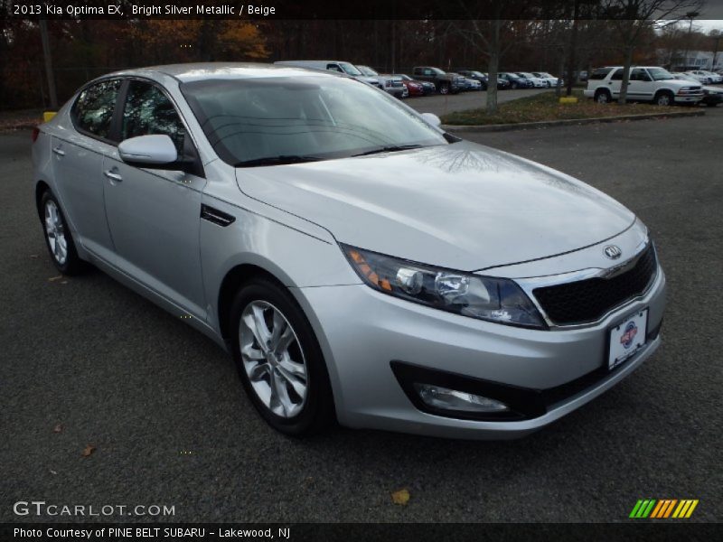 Bright Silver Metallic / Beige 2013 Kia Optima EX