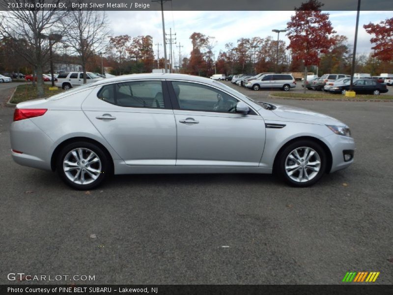 Bright Silver Metallic / Beige 2013 Kia Optima EX