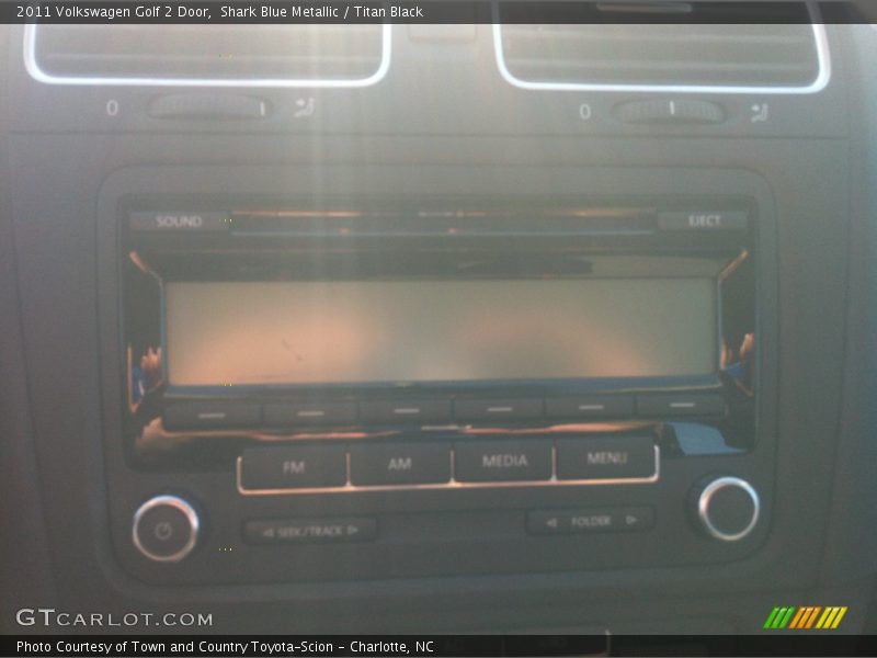 Shark Blue Metallic / Titan Black 2011 Volkswagen Golf 2 Door