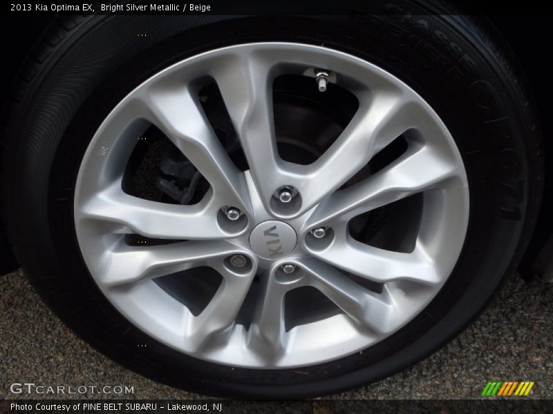 Bright Silver Metallic / Beige 2013 Kia Optima EX