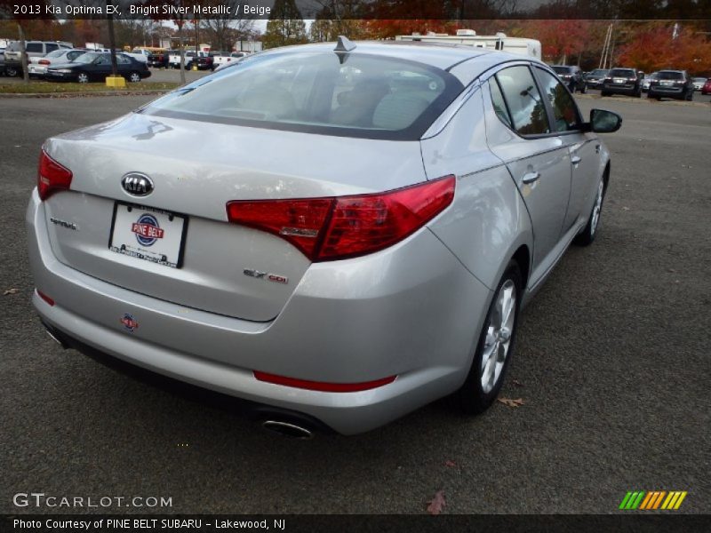 Bright Silver Metallic / Beige 2013 Kia Optima EX