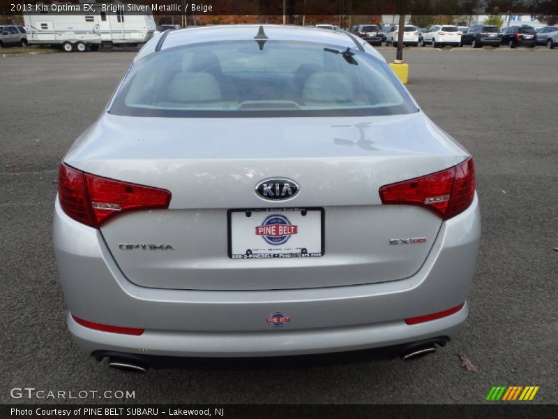 Bright Silver Metallic / Beige 2013 Kia Optima EX