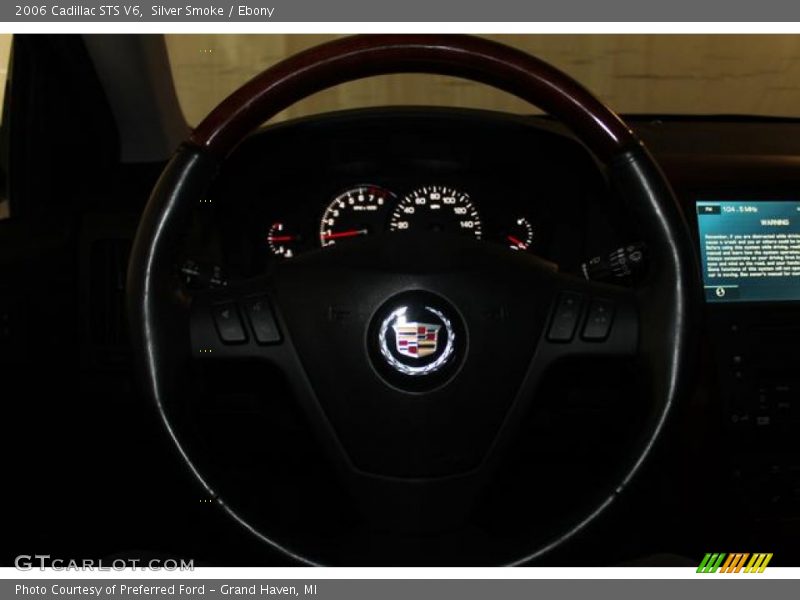 Silver Smoke / Ebony 2006 Cadillac STS V6