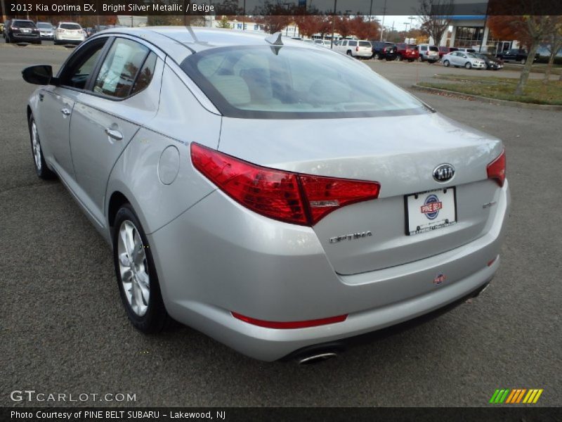 Bright Silver Metallic / Beige 2013 Kia Optima EX