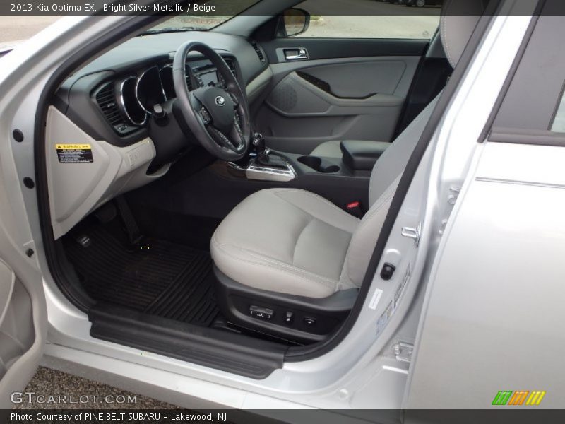 Bright Silver Metallic / Beige 2013 Kia Optima EX