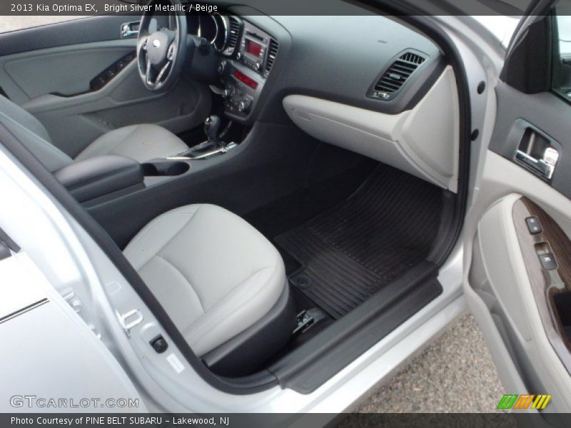 Bright Silver Metallic / Beige 2013 Kia Optima EX