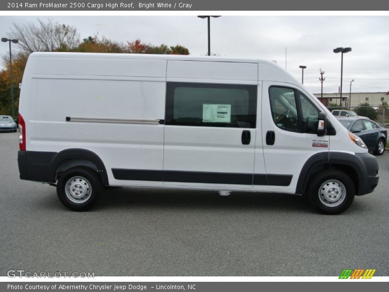  2014 ProMaster 2500 Cargo High Roof Bright White