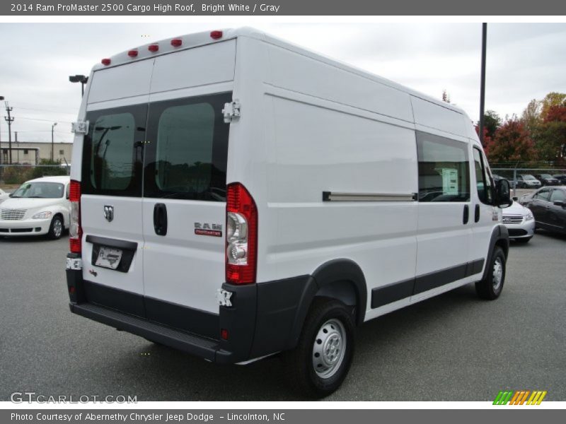  2014 ProMaster 2500 Cargo High Roof Bright White