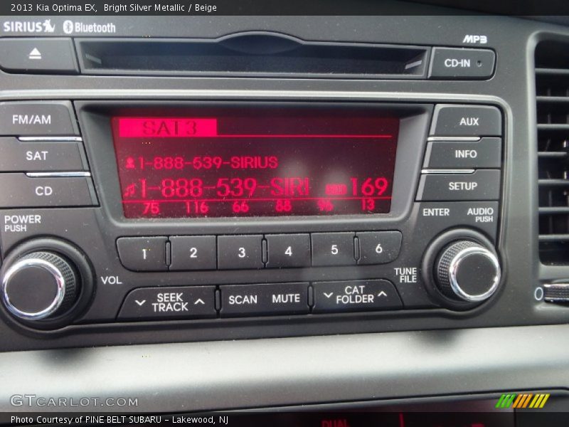 Bright Silver Metallic / Beige 2013 Kia Optima EX