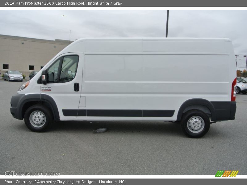  2014 ProMaster 2500 Cargo High Roof Bright White