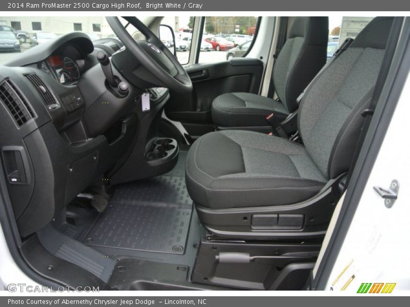 Bright White / Gray 2014 Ram ProMaster 2500 Cargo High Roof