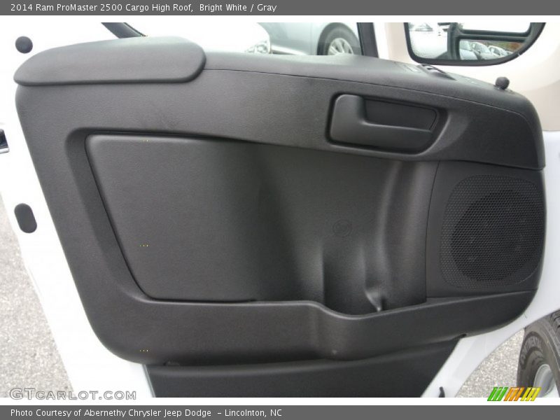 Bright White / Gray 2014 Ram ProMaster 2500 Cargo High Roof