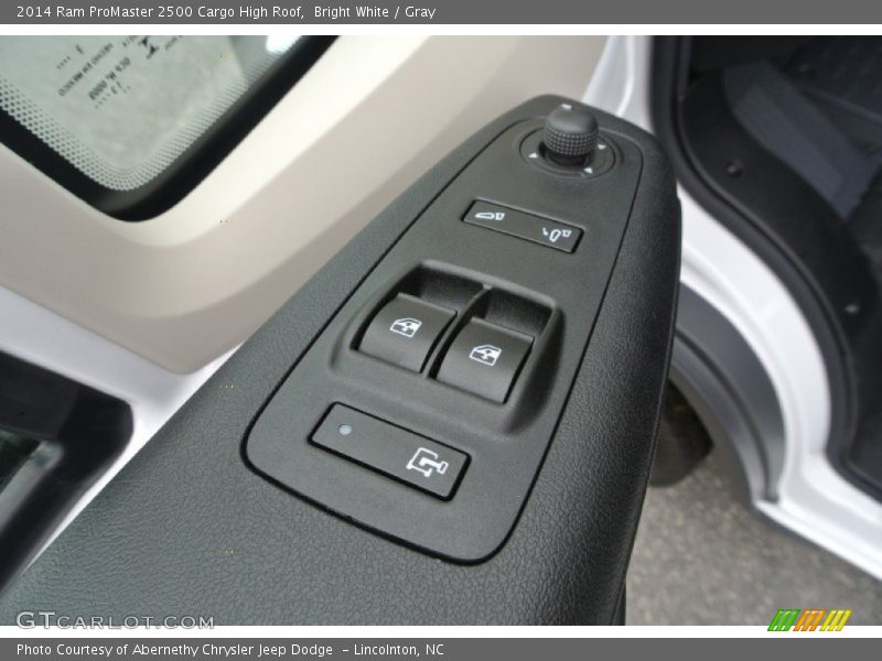 Bright White / Gray 2014 Ram ProMaster 2500 Cargo High Roof