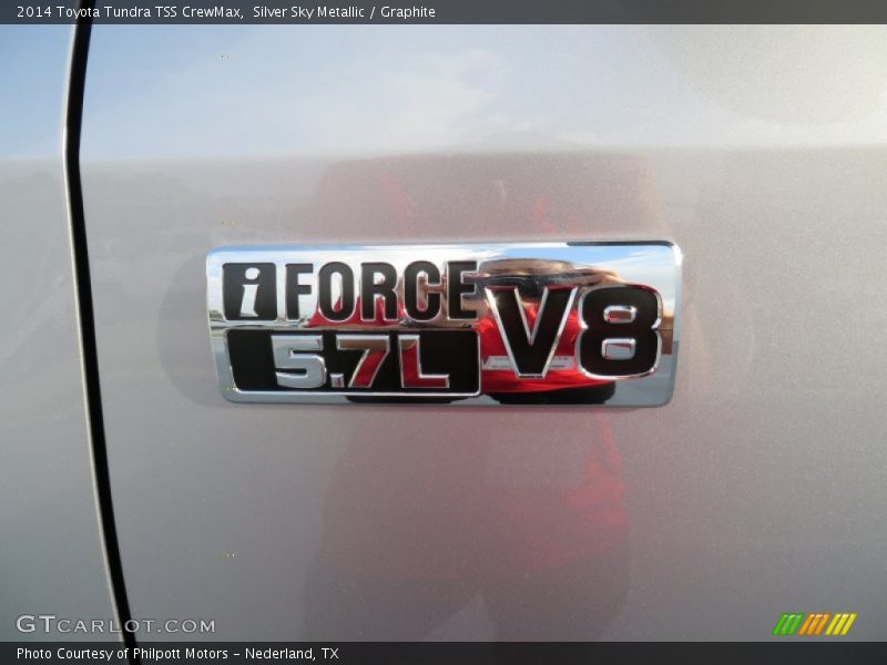 Silver Sky Metallic / Graphite 2014 Toyota Tundra TSS CrewMax