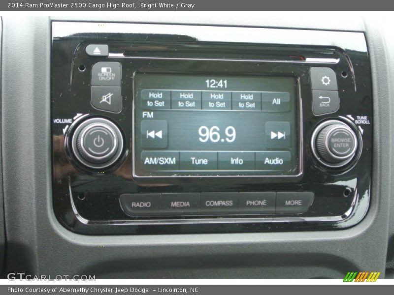 Audio System of 2014 ProMaster 2500 Cargo High Roof