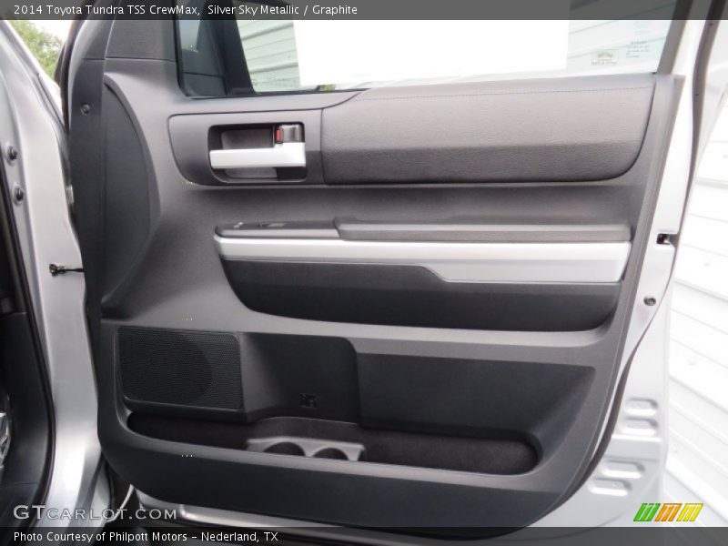 Silver Sky Metallic / Graphite 2014 Toyota Tundra TSS CrewMax