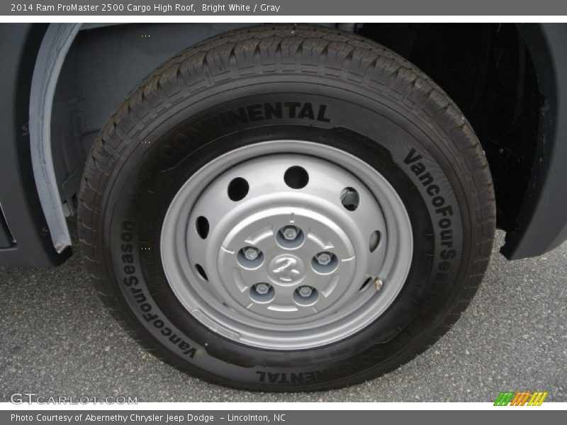  2014 ProMaster 2500 Cargo High Roof Wheel