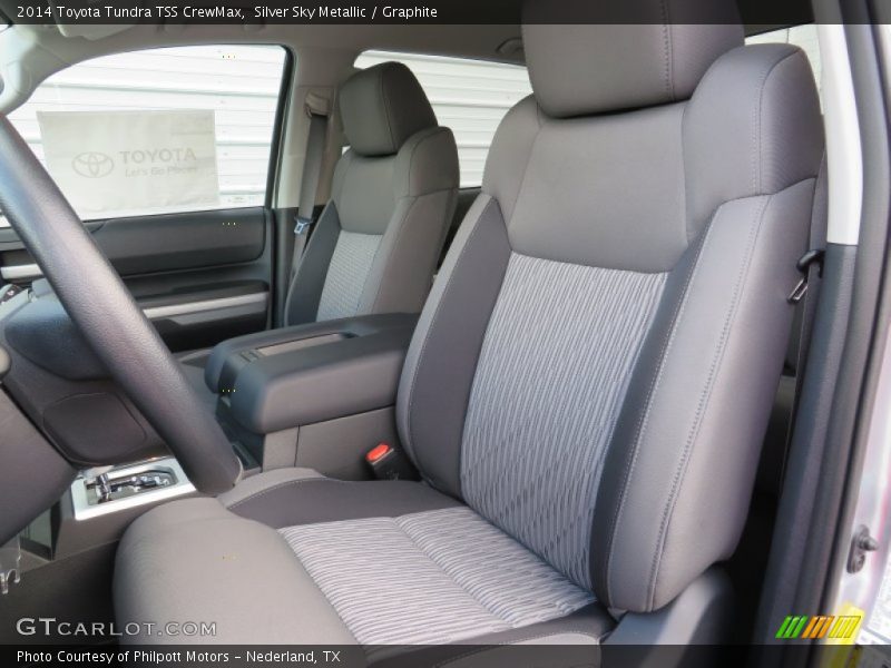 Silver Sky Metallic / Graphite 2014 Toyota Tundra TSS CrewMax