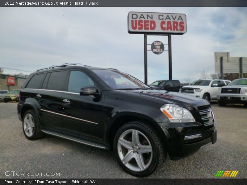 Black / Black 2012 Mercedes-Benz GL 550 4Matic