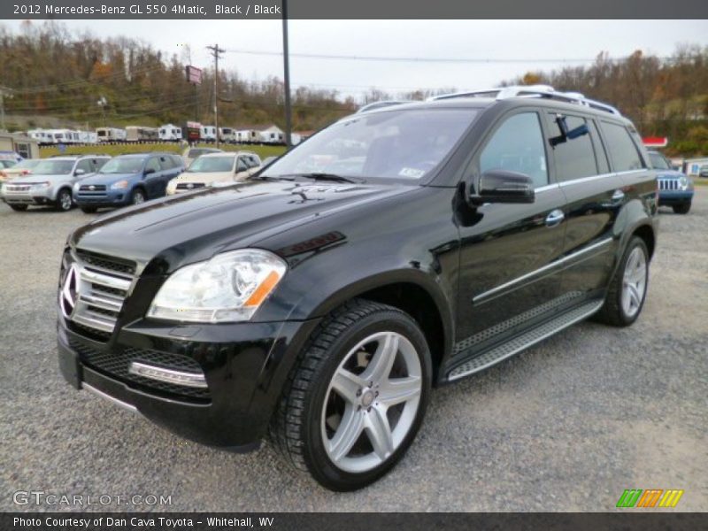 Black / Black 2012 Mercedes-Benz GL 550 4Matic