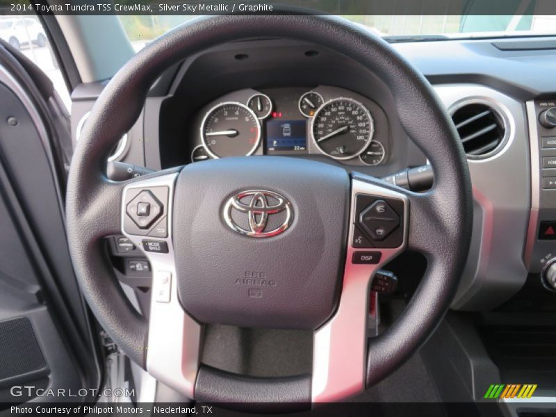 Silver Sky Metallic / Graphite 2014 Toyota Tundra TSS CrewMax