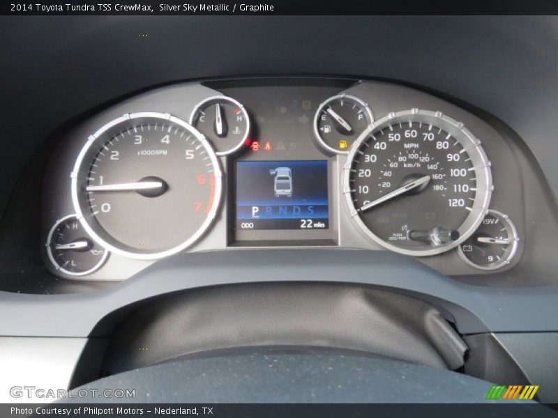 Silver Sky Metallic / Graphite 2014 Toyota Tundra TSS CrewMax