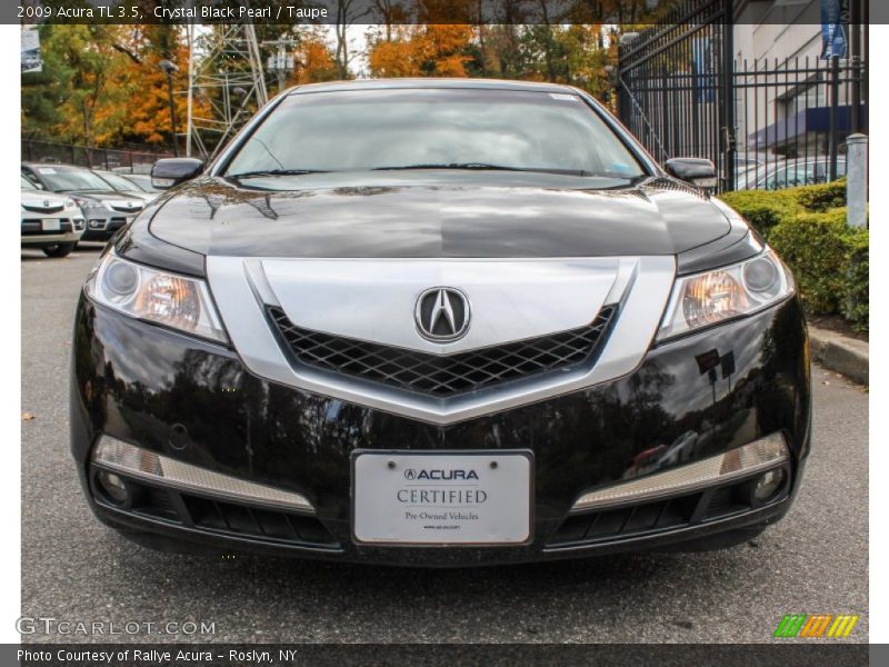Crystal Black Pearl / Taupe 2009 Acura TL 3.5