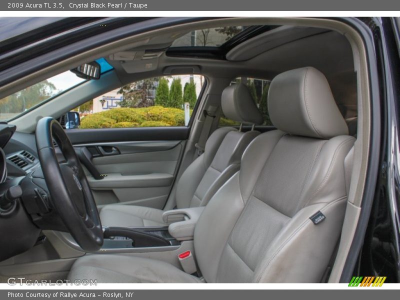 Crystal Black Pearl / Taupe 2009 Acura TL 3.5