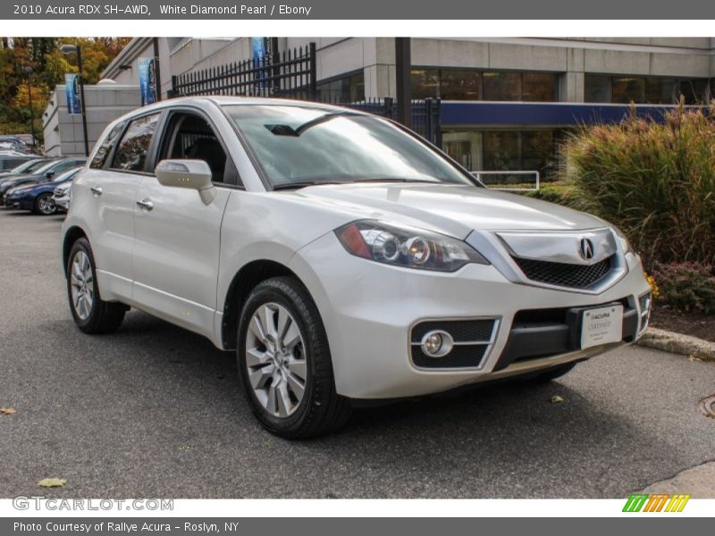 White Diamond Pearl / Ebony 2010 Acura RDX SH-AWD