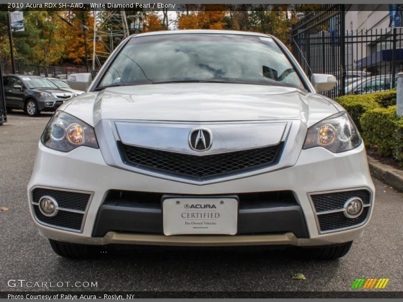 White Diamond Pearl / Ebony 2010 Acura RDX SH-AWD