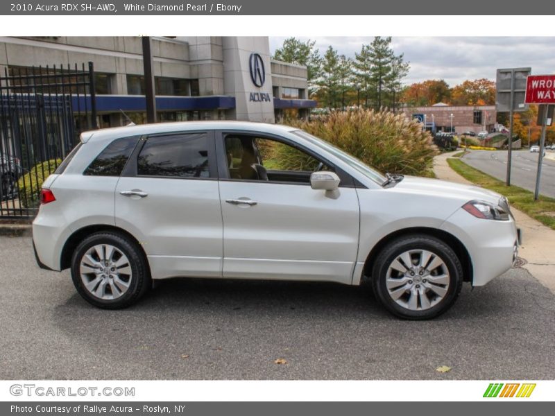 White Diamond Pearl / Ebony 2010 Acura RDX SH-AWD