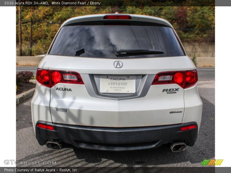White Diamond Pearl / Ebony 2010 Acura RDX SH-AWD