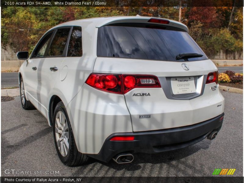 White Diamond Pearl / Ebony 2010 Acura RDX SH-AWD