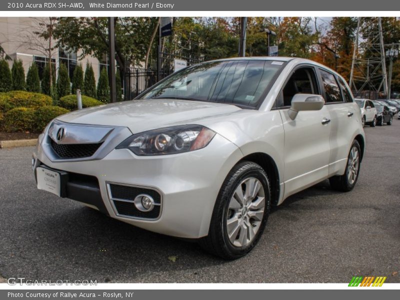 White Diamond Pearl / Ebony 2010 Acura RDX SH-AWD