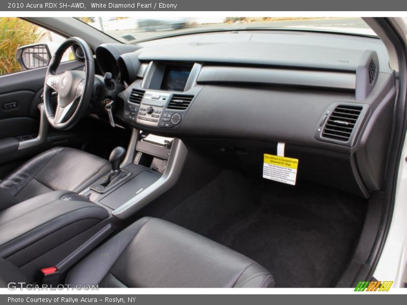 White Diamond Pearl / Ebony 2010 Acura RDX SH-AWD