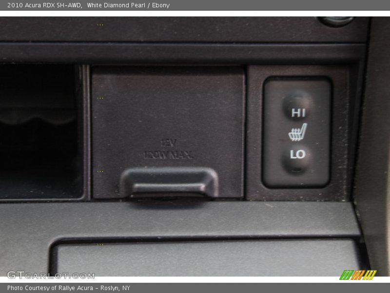 White Diamond Pearl / Ebony 2010 Acura RDX SH-AWD