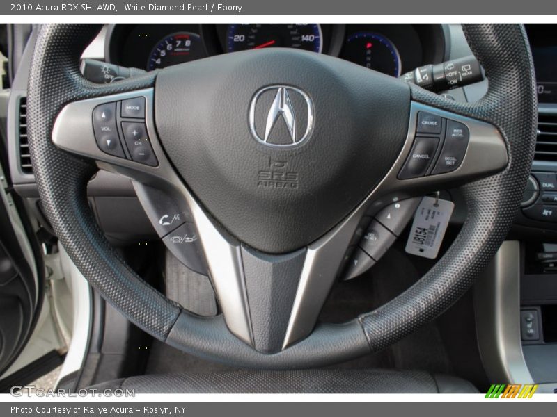 White Diamond Pearl / Ebony 2010 Acura RDX SH-AWD