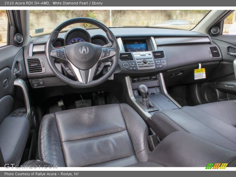 White Diamond Pearl / Ebony 2010 Acura RDX SH-AWD