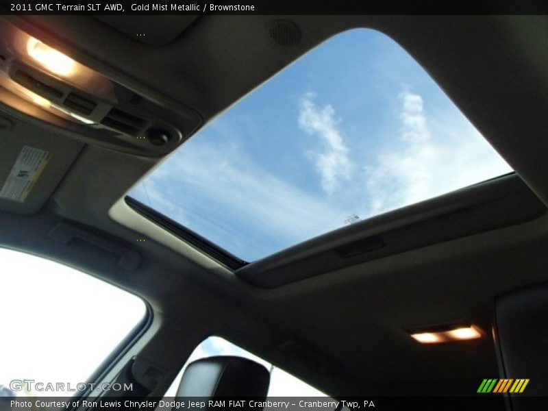 Gold Mist Metallic / Brownstone 2011 GMC Terrain SLT AWD