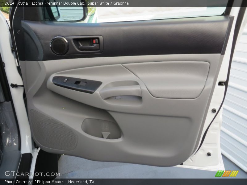 Super White / Graphite 2014 Toyota Tacoma Prerunner Double Cab