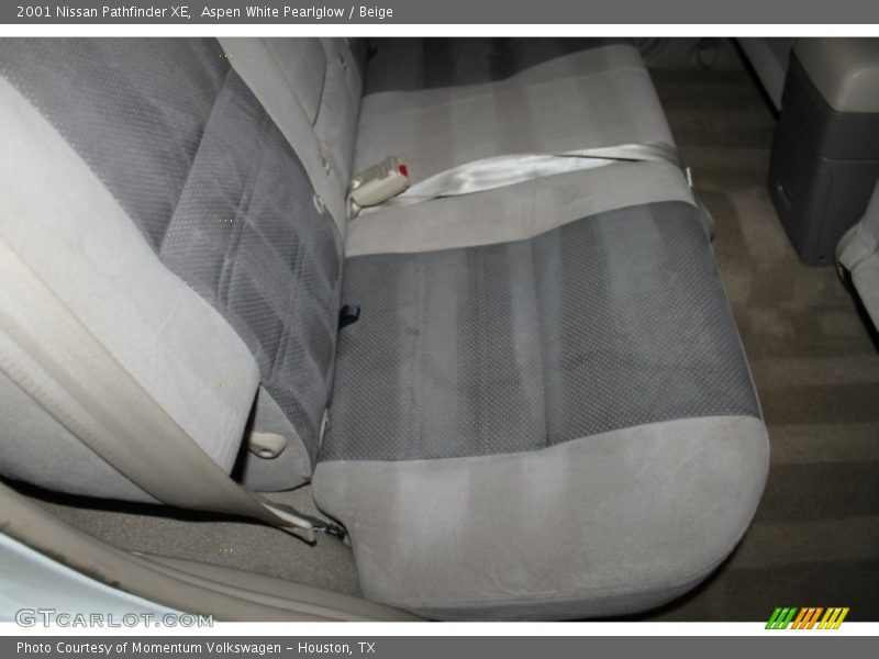 Aspen White Pearlglow / Beige 2001 Nissan Pathfinder XE