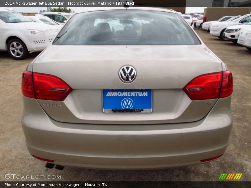 Moonrock Silver Metallic / Titan Black 2014 Volkswagen Jetta SE Sedan
