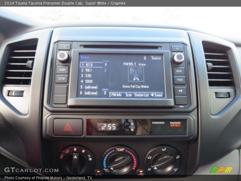 Super White / Graphite 2014 Toyota Tacoma Prerunner Double Cab