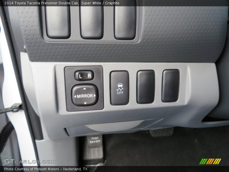 Super White / Graphite 2014 Toyota Tacoma Prerunner Double Cab