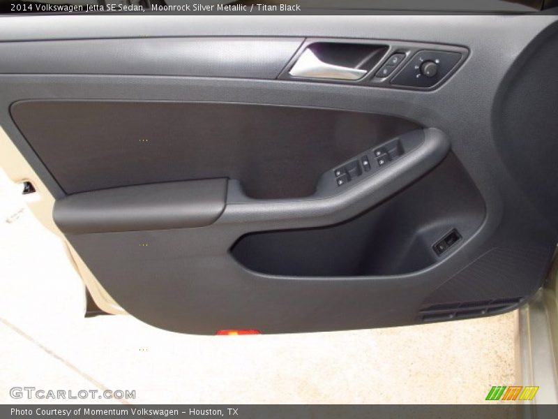 Moonrock Silver Metallic / Titan Black 2014 Volkswagen Jetta SE Sedan