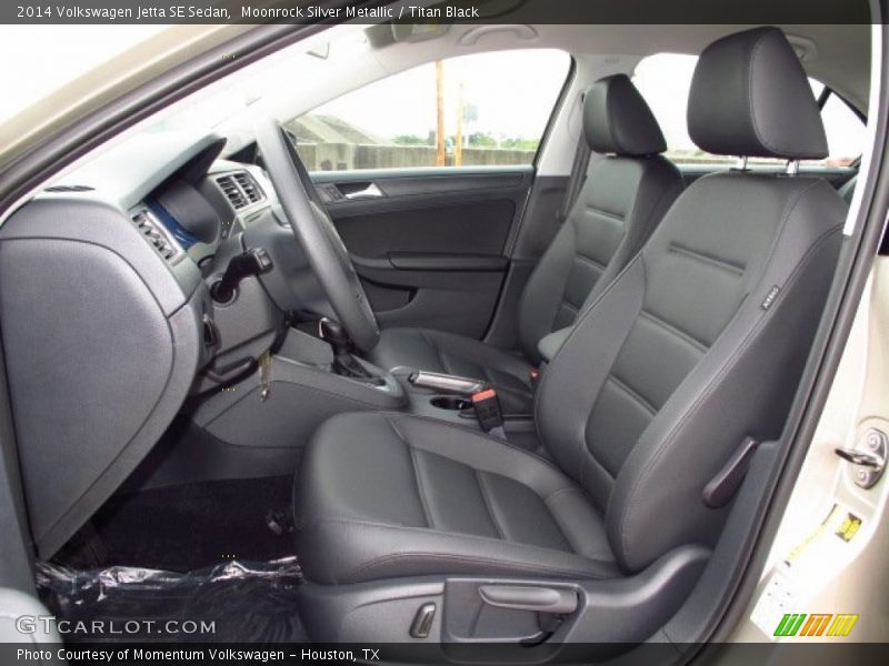 Moonrock Silver Metallic / Titan Black 2014 Volkswagen Jetta SE Sedan