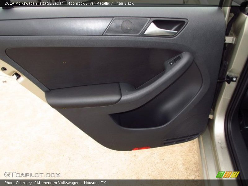 Moonrock Silver Metallic / Titan Black 2014 Volkswagen Jetta SE Sedan